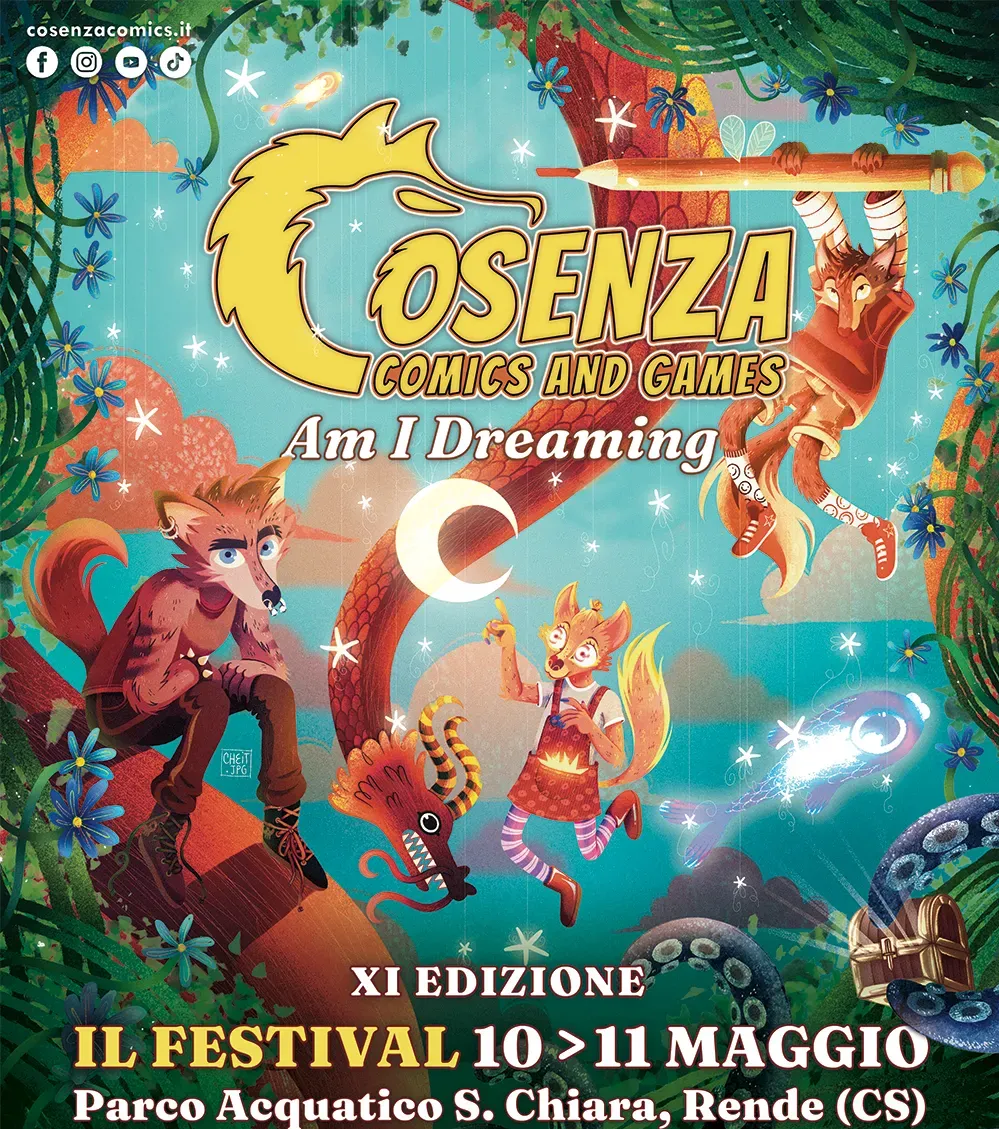 Locandina Cosenza Comics and games 2025